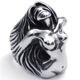 Anello In Titanio Di Alta Qualità Con Design Accattivante E Colori Delicati