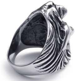 Anello In Titanio Di Alta Qualità Con Design Accattivante E Colori Delicati