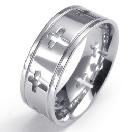 Bellissimo Design, Brillantezza Dei Colori, Anello In Titanio Di Eccellente Qualità