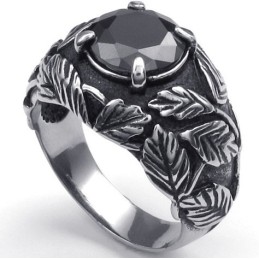 Anello In Titanio Di Qualità Superiore Con Forma Elegante E Colori Delicati