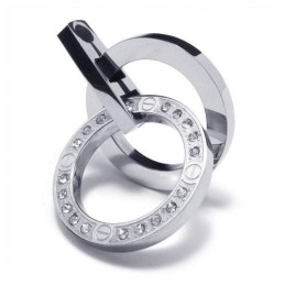 Collana Con Ciondolo In Titanio Puro E Argento Da Uomo (Nuovo)