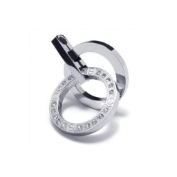 Collana Con Ciondolo In Titanio Puro E Argento Da Uomo (Nuovo)