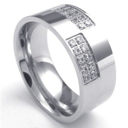 Anello In Titanio Di Qualità Affidabile, Brillantezza Dei Colori E Design Lussuoso