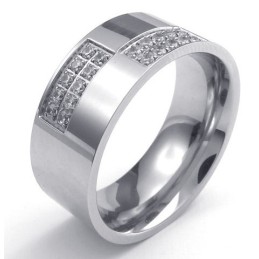 Anello In Titanio Di Qualità Affidabile, Brillantezza Dei Colori E Design Lussuoso