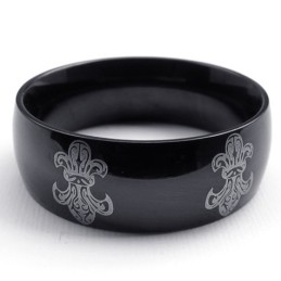 Bellissimo Design, Colori Delicati, Anello In Titanio Di Ottima Qualità