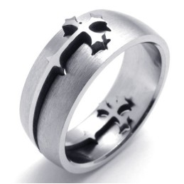 Anello In Titanio Di Alta Qualità Con Brillantezza Dei Colori E Design Abile