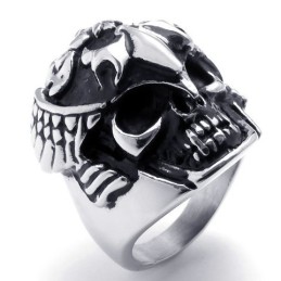 Anello In Titanio Di Alta Qualità Con Colori Delicati E Design Moderno