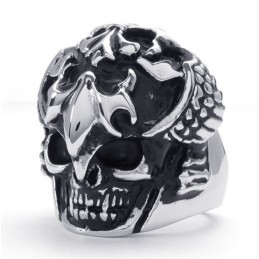 Anello In Titanio Di Alta Qualità Con Colori Delicati E Design Moderno