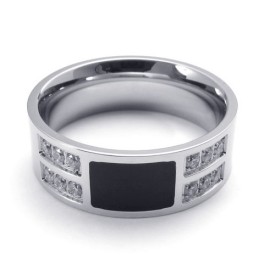 Bellissimo Design, Brillantezza Dei Colori, Anello In Titanio Con Una Lunga Storia