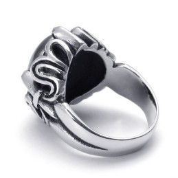 Anello In Titanio Di Eccellente Qualità, Dal Design Lussuoso E Dai Colori Delicati.