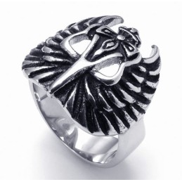 Anello In Titanio Di Qualità Superiore Con Colori Delicati E Design Lussuoso