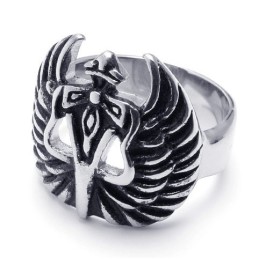 Anello In Titanio Di Qualità Superiore Con Colori Delicati E Design Lussuoso