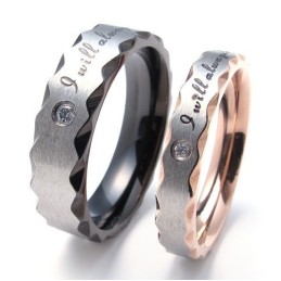Anello In Titanio Con Forma Elegante, Brillantezza Del Colore E Reputazione Affidabile
