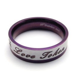 Bellissimo Design, Bellissimi Colori, Anello In Titanio Di Qualità Superiore