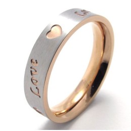 Forma Elegante, Colore Brillantezza Per Avere Una Reputazione Duratura In Un Anello In Titanio