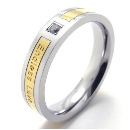 Design Abile, Colori Bellissimi, Anello In Titanio Di Qualità Superiore