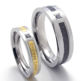 Design Abile, Colori Bellissimi, Anello In Titanio Di Qualità Superiore