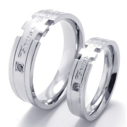 Elegante Forma, Colore Brillante, Anello In Titanio Venduto Bene In Tutto Il Mondo
