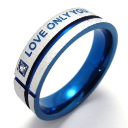 Bellissimo Design, Bellissimi Colori, Anello In Titanio Di Qualità Stabile