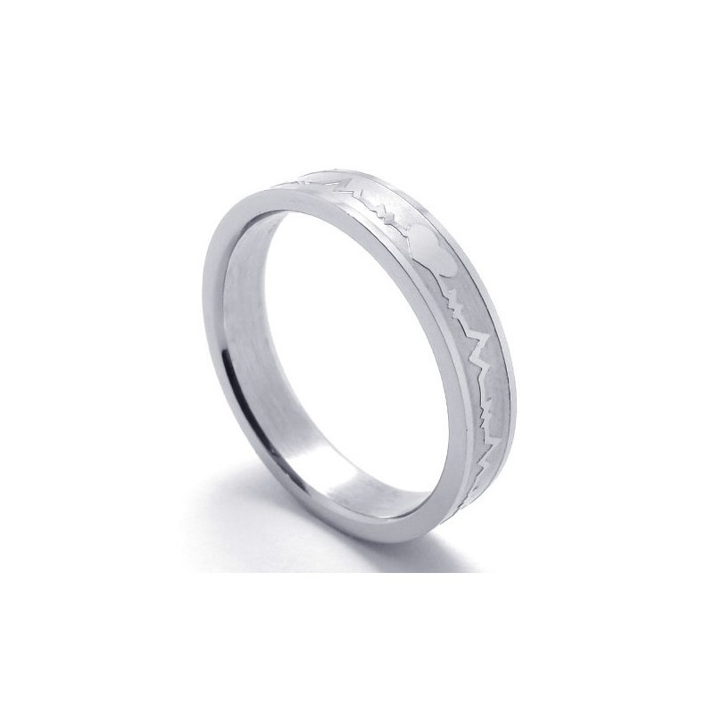 Forma Elegante, Brillantezza Del Colore, Anello In Titanio Di Qualità. Forma Elegante, Brillantezza Del Colore, Anello In Titanio Di Qualità.