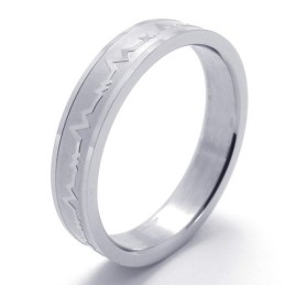 Forma Elegante, Brillantezza Del Colore, Anello In Titanio Di Qualità.