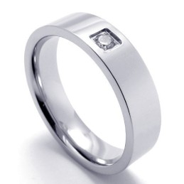 Elegante Forma, Brillantezza Del Colore, Noto Per La Sua Raffinata Qualità, Anello In Titanio