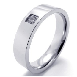 Elegante Forma, Brillantezza Del Colore, Noto Per La Sua Raffinata Qualità, Anello In Titanio