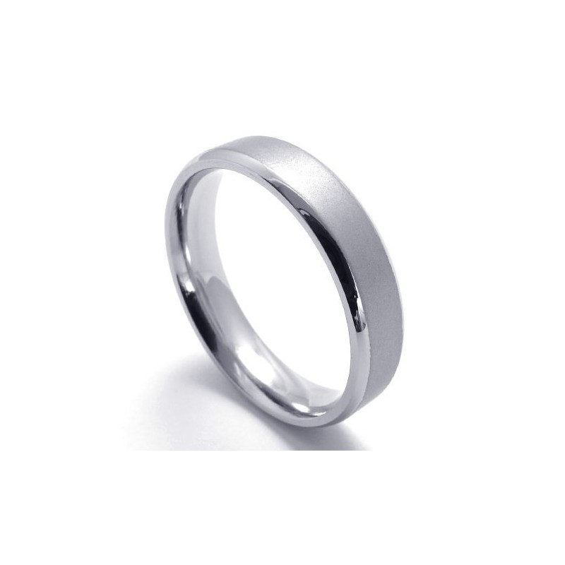 La Brillantezza Dei Colori Della Costruzione Razionale Si Vende Bene In Tutto Il Mondo. Anello In Titanio