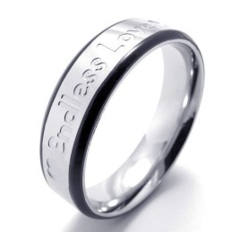 Anello In Titanio Con Forma Elegante, Brillantezza Del Colore E Reputazione Affidabile