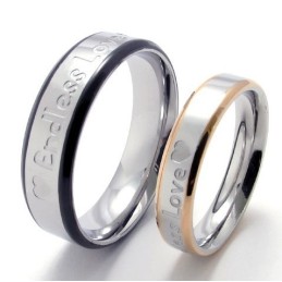 Anello In Titanio Con Forma Elegante, Brillantezza Del Colore E Reputazione Affidabile