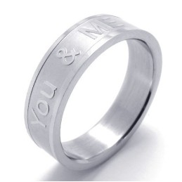 Anello In Titanio Con Forma Elegante, Brillantezza Del Colore E Reputazione Affidabile