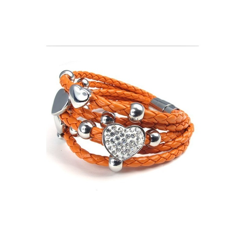 Bellissimo Design, Bellissimi Colori, Bracciale In Pelle Inossidabile Di Qualità Affidabile Bellissimo Design, Bellissimi Colori, Bracciale In Pelle Inossidabile Di Qualità Affidabile