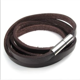 Bracciale In Pelle Di Titanio Di Qualità Affidabile, Colori Delicati E Design Abile