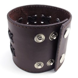 Bracciale In Pelle Di Titanio Di Qualità Affidabile, Colori Delicati E Finemente Lavorati