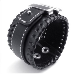 Bracciale In Pelle Di Titanio Di Qualità Eccellente, Colori Delicati E Design Abile
