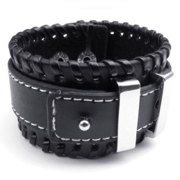 Bracciale In Pelle Di Titanio Di Qualità Eccellente, Colori Delicati E Design Abile