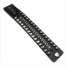 Bracciale In Pelle Di Titanio Di Qualità Affidabile, Colori Delicati E Finemente Lavorati