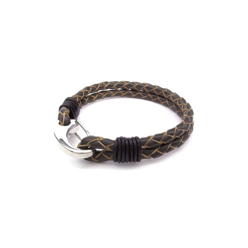 Bracciale In Pelle Di Titanio Di Qualità Eccellente, Colori Delicati E Design Abile Bracciale In Pelle Di Titanio Di Qualità Eccellente, Colori Delicati E Design Abile