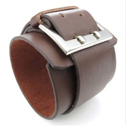 Manifattura Abile, Colori Delicati, Qualità Affidabile, Bracciale In Pelle Di Titanio
