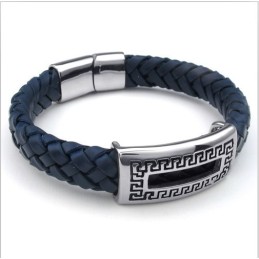 Bracciale In Pelle Di Titanio Di Qualità Affidabile, Colori Delicati E Design Abile