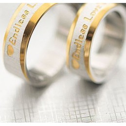 Anello In Titanio Endless Love