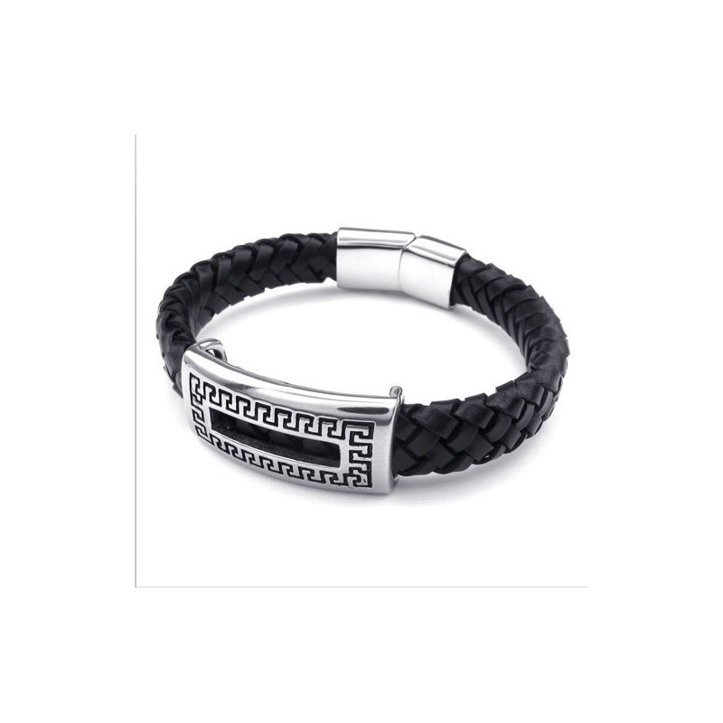 Bracciale In Pelle Di Titanio Di Qualità Affidabile, Colori Delicati E Design Abile