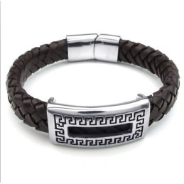 Bracciale In Pelle Di Titanio Di Qualità Affidabile, Colori Delicati E Design Abile