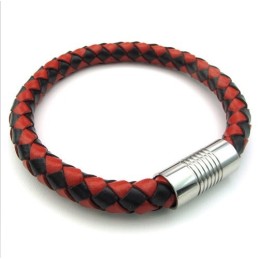 Bracciale In Pelle Di Titanio Di Qualità Eccellente, Colori Delicati E Design Abile