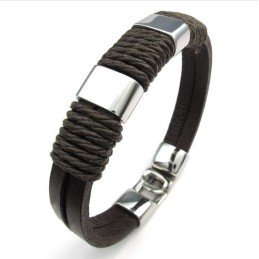 Bracciale In Pelle Di Titanio Di Qualità Affidabile, Colori Delicati E Design Abile