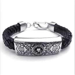 Bracciale In Pelle Di Titanio Di Eccellente Qualità, Dal Design Accattivante E Dai Colori Delicati.
