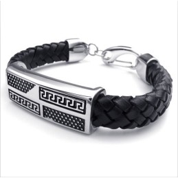 Bracciale In Pelle Di Titanio Di Qualità Superiore Con Colori Delicati E Design Abile