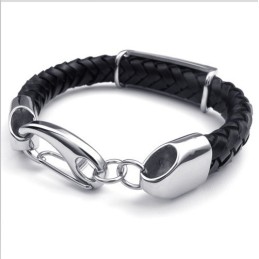 Bracciale In Pelle Di Titanio Di Qualità Affidabile, Colori Delicati E Design Abile