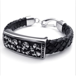 Bracciale In Pelle Di Titanio Di Qualità Affidabile, Colori Delicati E Design Abile