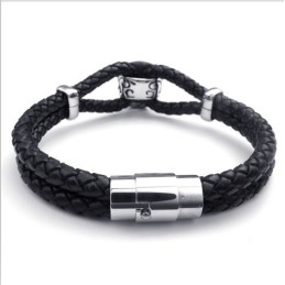 Bracciale In Pelle Di Titanio Di Eccellente Qualità, Dal Design Accattivante E Dai Colori Delicati.
